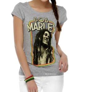 Bob Marley Photo Rasta Reggae rock Official T-Shirt L NWT